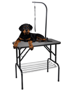 Large Adjustable Pet Grooming Table With Arm