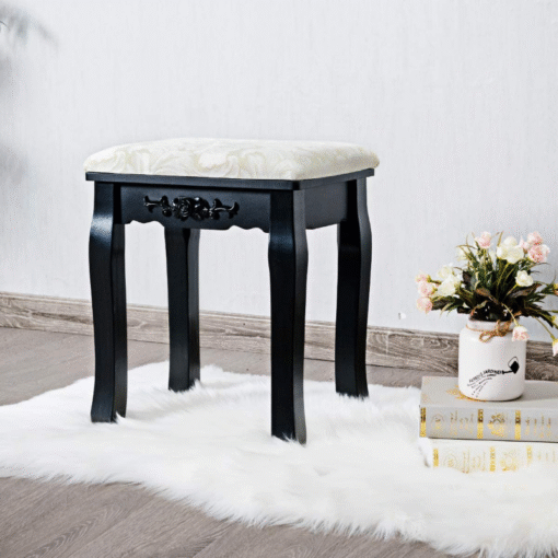 Premium Makeup Vanity Cushioned Stool - Image 5