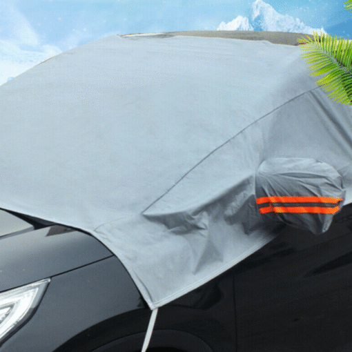 Heavy Duty Car Snow And Ice Windshield Cover - Image 2
