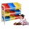 Kids Large Spacious Toy Storage Organizer With 9 Bins