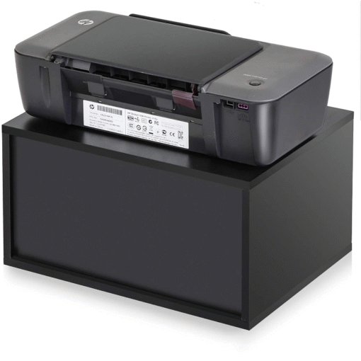 Large Premium Desktop Wooden Printer Stand With Storage - Image 4