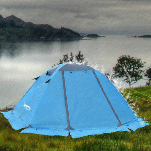 Heavy Duty Cold Weather Winter Camping Snow Tent - Image 3