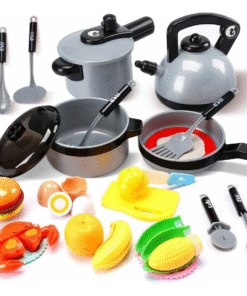 Kids Pots And Pan Cooking Toy Playset