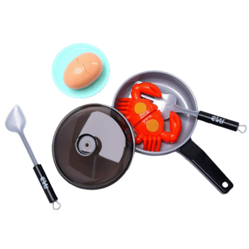 Kids Pots And Pan Cooking Toy Playset - Image 3