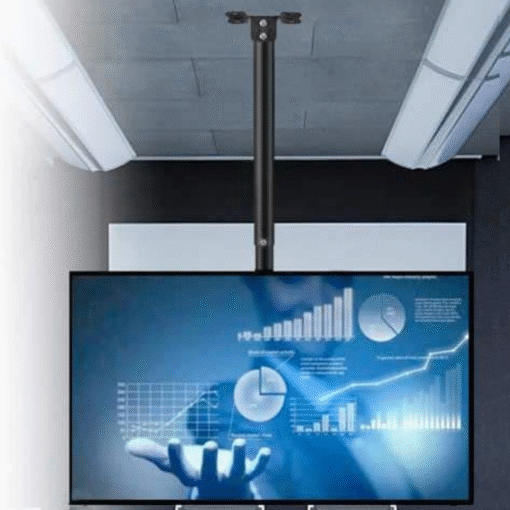 Adjustable Flip Down Ceiling Hanging TV Mount 37 in - 70 in - Image 2