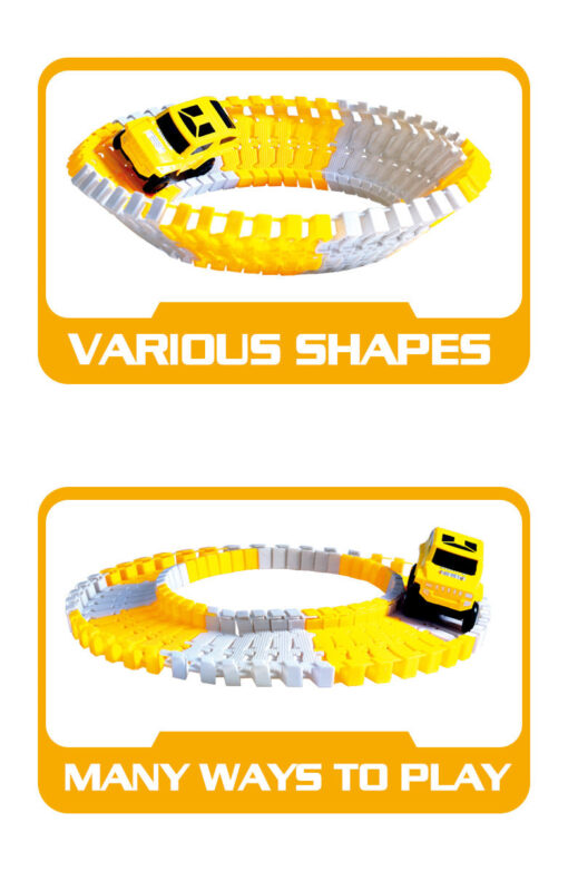 Multi Functional Children's Puzzle Assembly Track Toy - Image 4