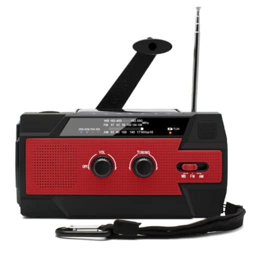 Heavy Duty Solar Powered Emergency Weather Alert Radio