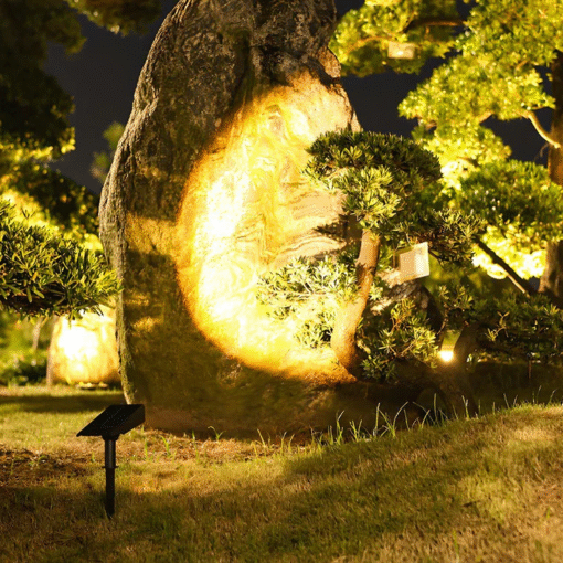 Waterproof LED Solar Multi-zoom Spot Light Landscape Lighting RGB - Image 4