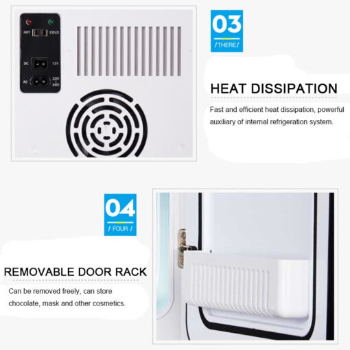 Portable Small Compact Refrigerator 10L - Image 4