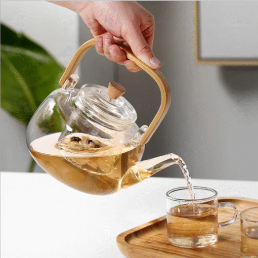 Glass Teapot Heat-Resistant Borosilicate Glass Teapot Boiling Teapot - Image 2