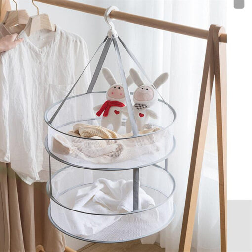 Hanging Clothes Laundry Drying Rack - Image 2