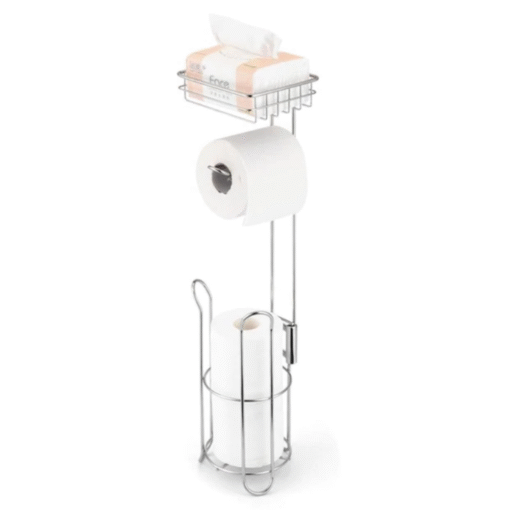 Free Standing Toilet Paper Roll Holder - Image 4