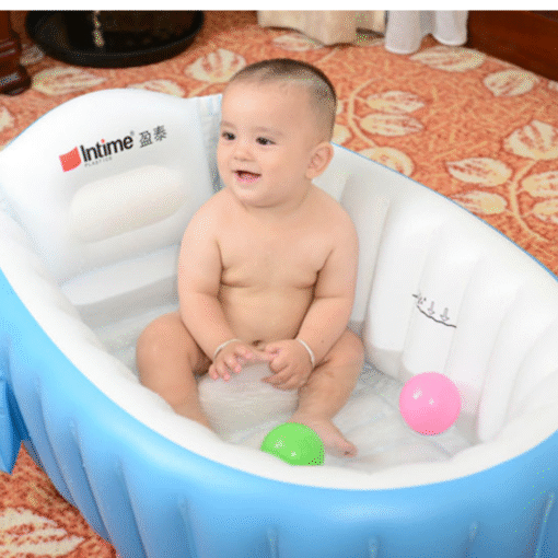 Infant Baby Inflatable Shower Bathtub - Image 7