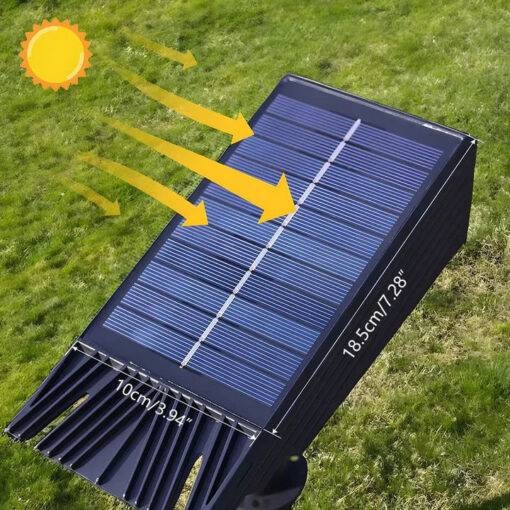 Waterproof LED Solar Multi-zoom Spot Light Landscape Lighting RGB - Image 5