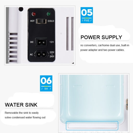 Portable Small Compact Refrigerator 10L - Image 5