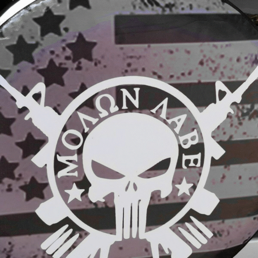 Large American Flag Jeep Wrangler Spare Tire Cover 29" - 30" - Image 2
