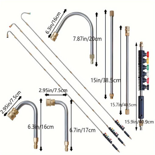 4000 PSI Telescoping High Pressure Washer Wand Set - Image 7