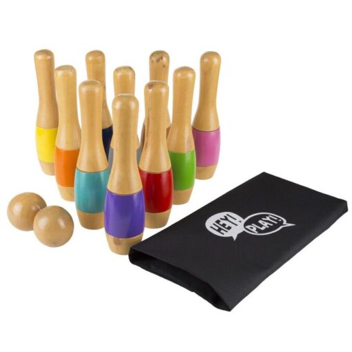 Ultimate Outdoor Wooden Lawn Bowling Set - Image 2