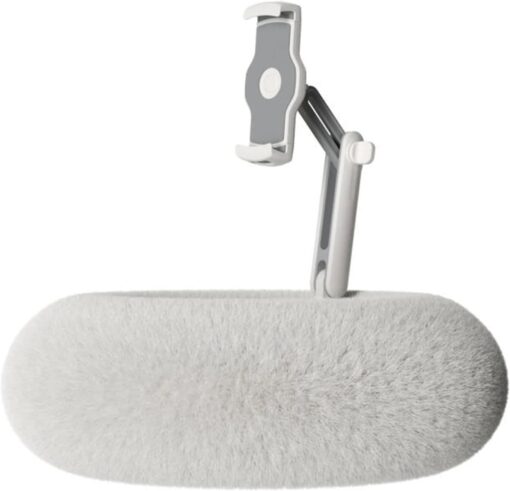 Fuzzy Tablet and Phone Pillow Stand - Multi-Angle Phone Holder for Bed, Couch and Car - Image 7