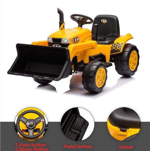 12V Child Driving Tractor - Image 3