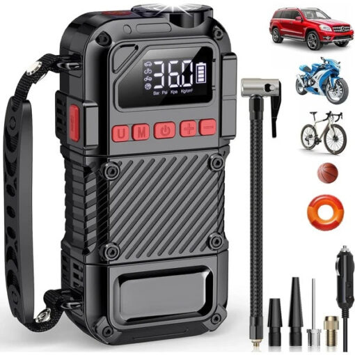 Tire Inflator Portable Air Compressor - 20000mAh Portable Air Pump - Image 7