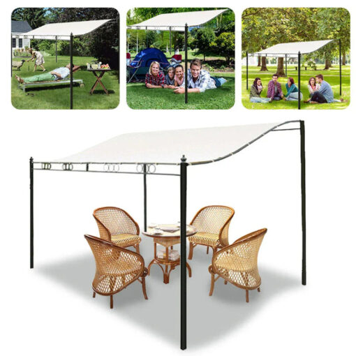Waterproof Garden Patio Awning Canopy Ceiling - Outdoor Sun Shade Sail UV Blocker - Image 5