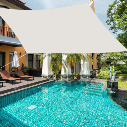 Waterproof Garden Patio Awning Canopy Ceiling - Outdoor Sun Shade Sail UV Blocker - Image 3