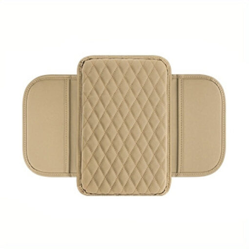 Car Armrest Box Reinforced Pad With Side Storage Bag - Image 6