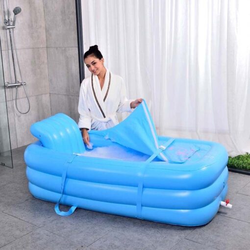 Large Portable Inflating Shower Bathtub For Adults - Image 5