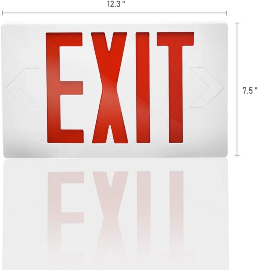 Powerful LED Emergency Safety Exit Lights 2 Pack - Image 4
