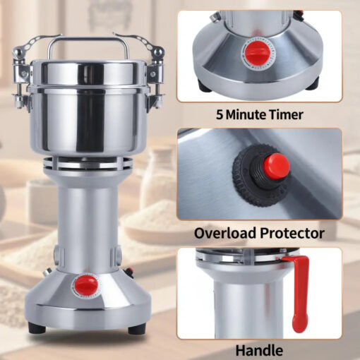 Home Electric Grain Grinder Mill 700g - Image 5