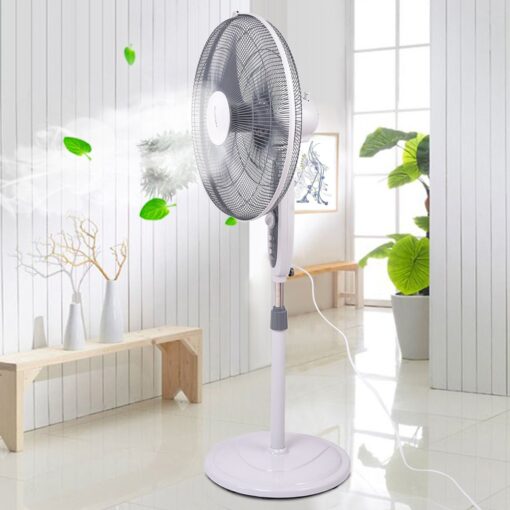 Portable Compact Standing Pedestal Oscillating Fan - Image 3
