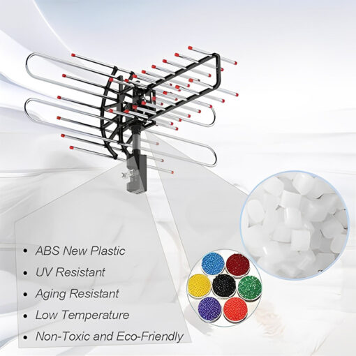 Outdoor Long Range 500+ Mile TV Antenna With UHF/VHF/FM Radio - Image 7