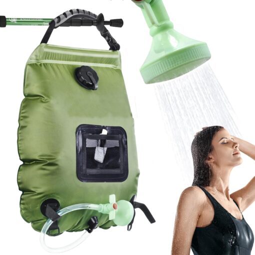 Portable Spacious Outdoor Camping Solar Shower Bag 5 Gallon