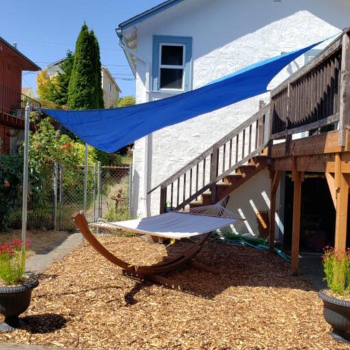 Large Outdoor Patio Rectangle Deck Sun Shade Sail 10' x 13' - Image 5