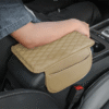 Car Armrest Box Reinforced Pad With Side Storage Bag