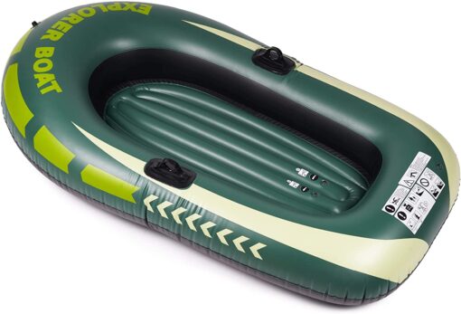 Inflatable Fishing Blow Up Row Boat River Raft - Image 8