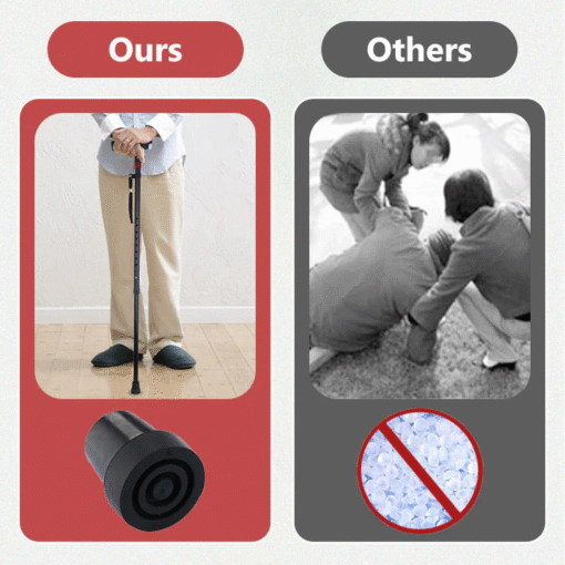 Intelligent walking stick for the elderly with LED light - Image 3