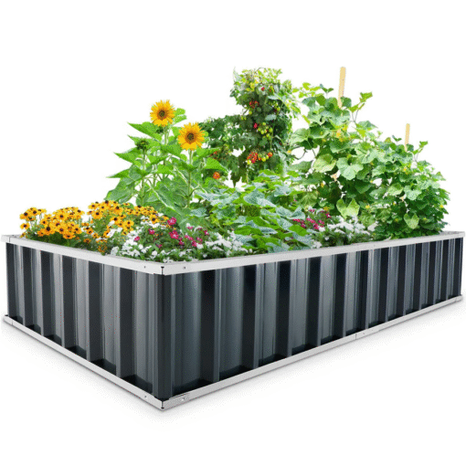 Outdoor Flower Vegetable Raised Garden Bed - Image 2