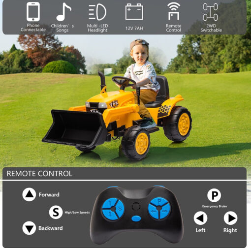 12V Child Driving Tractor - Image 5