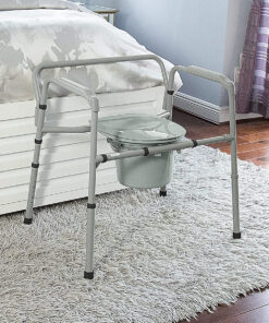 Drop Arm 3 In 1 Bedside Over Toilet Commode