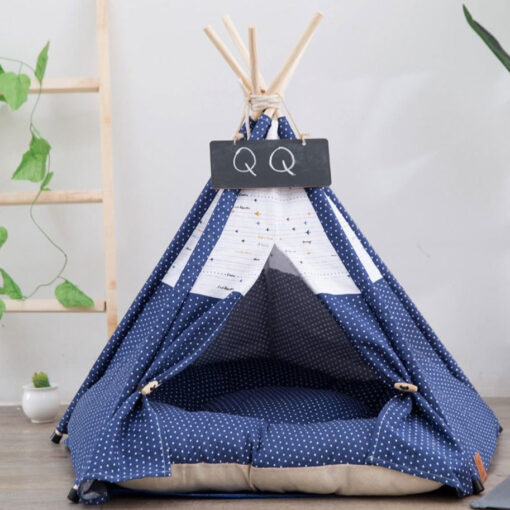 Large Spacious Pop Up Custom Pet Dog Teepee Bed Tent - Image 3