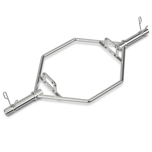 Heavy Duty Hexagon Deadlift Trap Shrug Bar - Image 4