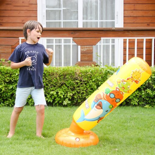 Kids Heavy Duty Standing Inflatable Punching Bag - Image 5