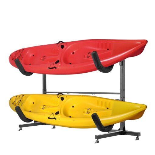 Heavy Duty Freestanding Outdoor Kayak Holder Storage Rack Stand - Image 2