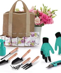 Ultimate Gardening Tote Hand Tool Set 9 pcs