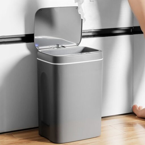 Heavy Duty Automatic Motion Sensor Garbage Trash Can - Image 2