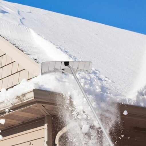 Heavy Duty Telescoping Roof Snow Remover Shovel Rake - Image 5