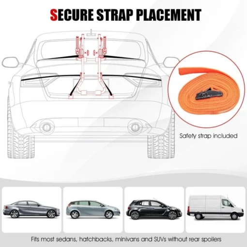 Premium Trunk Mounted Car Bike Holder Rack - Image 5