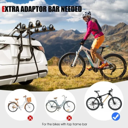 Premium Trunk Mounted Car Bike Holder Rack - Image 6